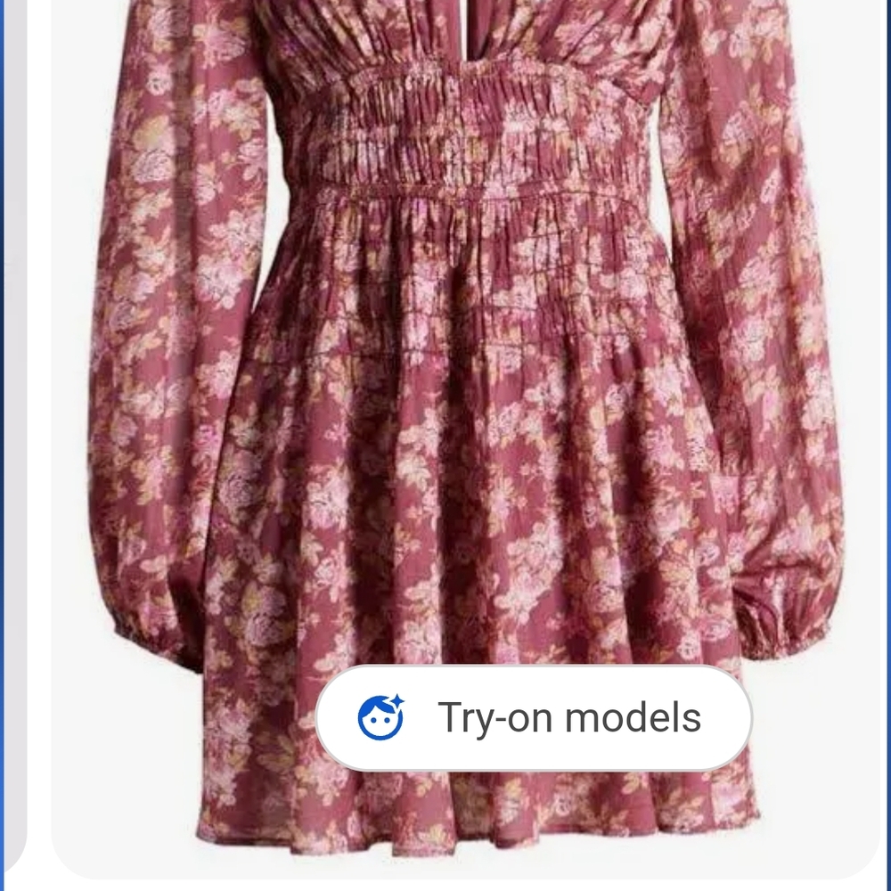 Floral Long Sleeve Dress